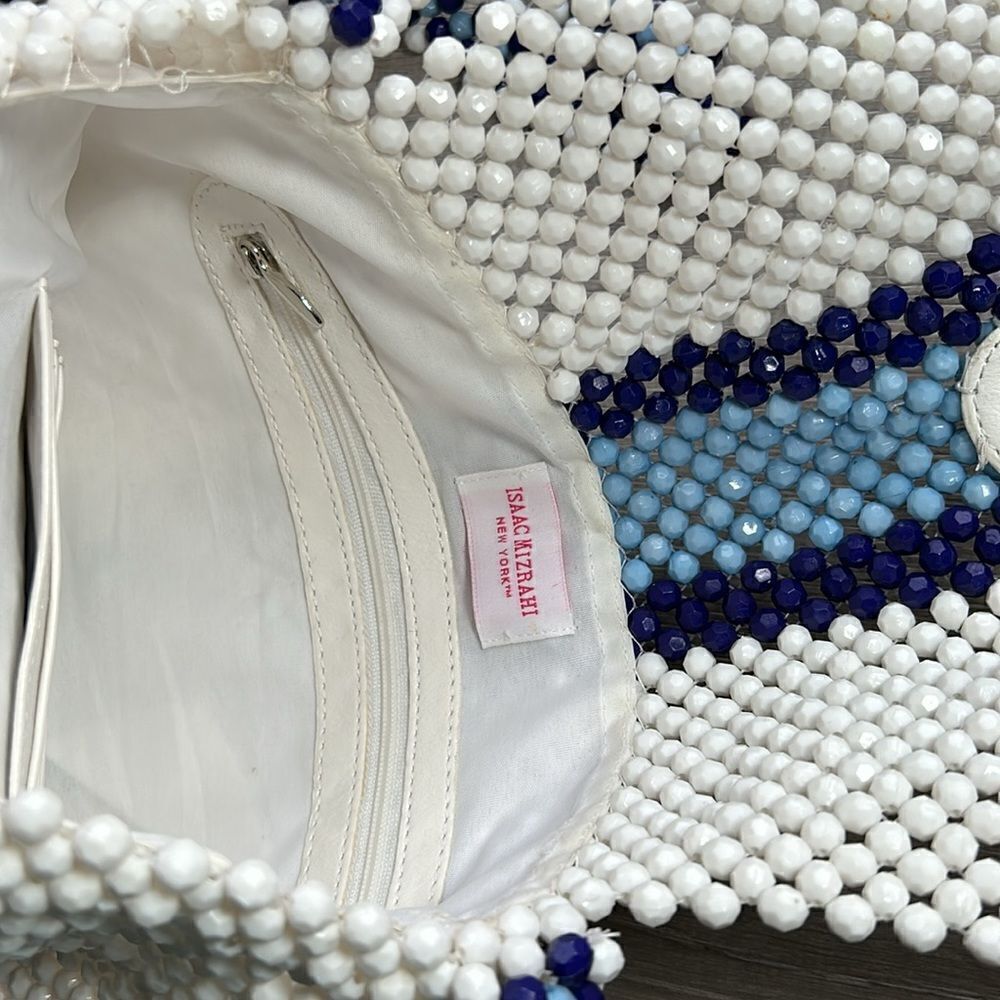 Isaac Mizrahi beaded heavy high quality purse bag tote - Picture 3 of 5